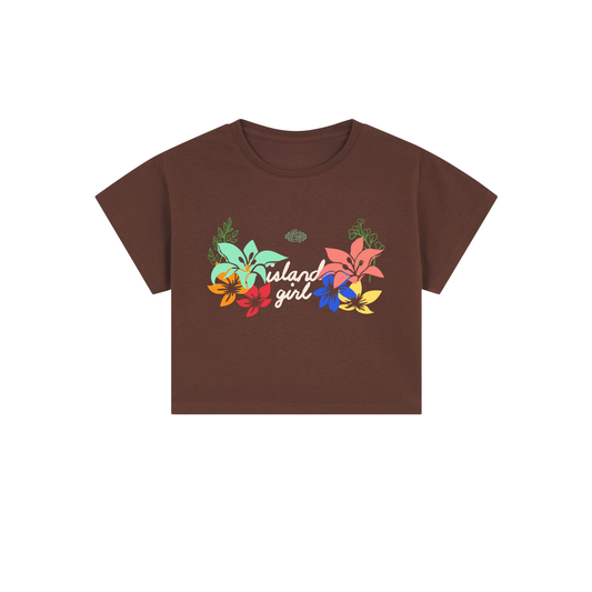 Island Girl Cropped Tee